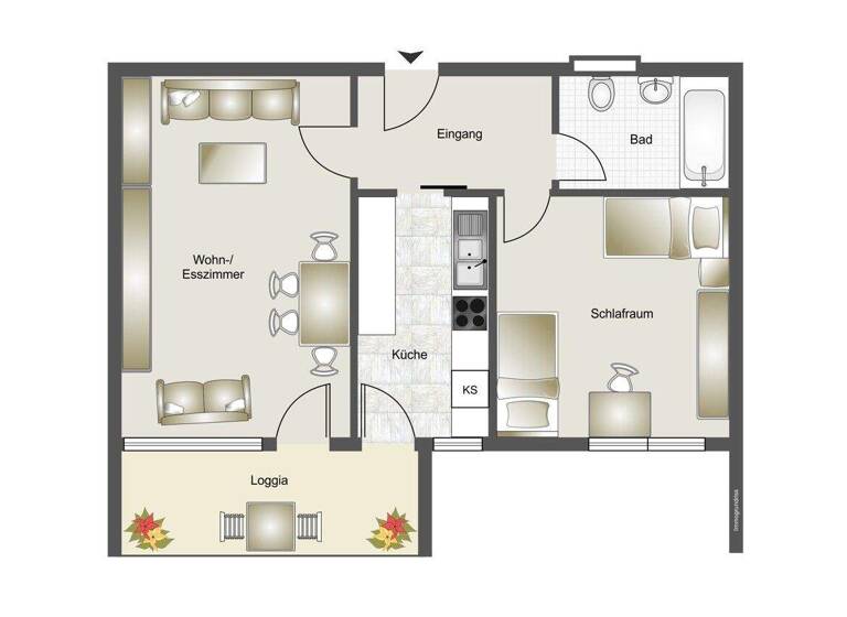 Wohnung zum Kauf 175.000 € 2 Zimmer 55,6 m² Wehr 79664