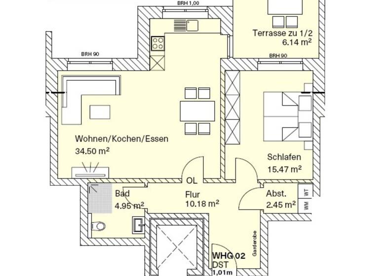 Wohnung zum Kauf provisionsfrei 273.000 € 2 Zimmer 73 m² Brinkum Stuhr 28816