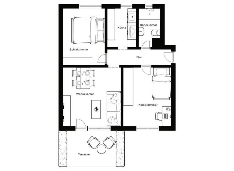 Wohnung zum Kauf 250.000 € 3 Zimmer 66 m² EG Dettingen Konstanz 78465