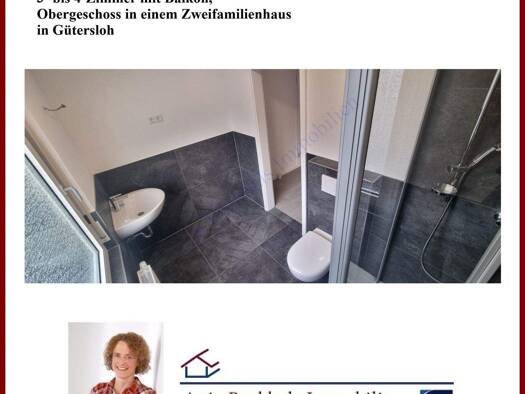 Wohnung zur Miete 840 € 4 Zimmer 85 m² 1. Geschoss Innenstadt Gütersloh 33330