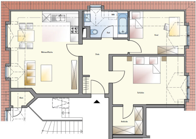 Wohnung zum Kauf 249.000 € 3 Zimmer 77,6 m²<br/>Wohnfläche 4.<br/>Geschoss Stauffenbergallee 11 Äußere Neustadt (Tannenstr.) Dresden 01099