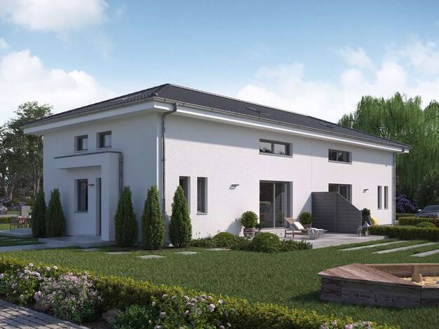 Doppelhaushälfte zum Kauf provisionsfrei 461.099 € 3 Zimmer 134 m² 486 m² Grundstück Rheinbischofsheim Rheinau 77866