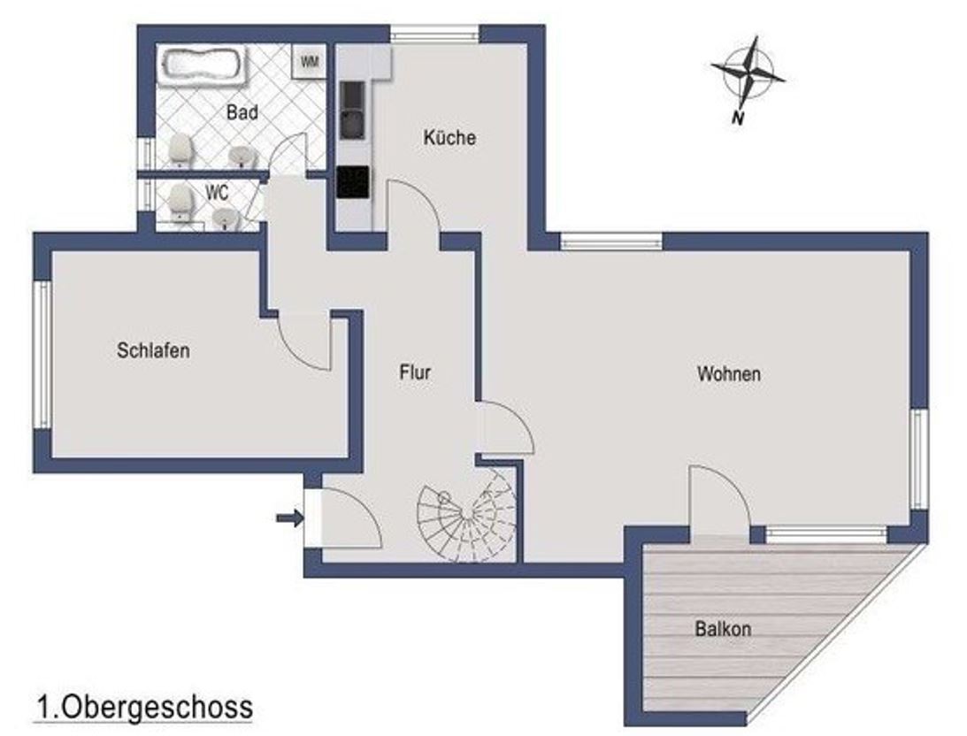 Maisonette zur Miete 960 € 4 Zimmer 107 m²<br/>Wohnfläche ab sofort<br/>Verfügbarkeit Rollwiesenweg 12 Südbahnhof Marburg 35039