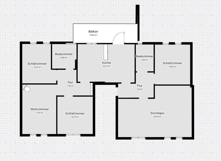 Wohnung zur Miete - Erstbezug 1.300 € 5 Zimmer 140 m² Geschoss 1/2 frei ab sofort Ludwig-Lange-Straße 8 Zeitz 06712