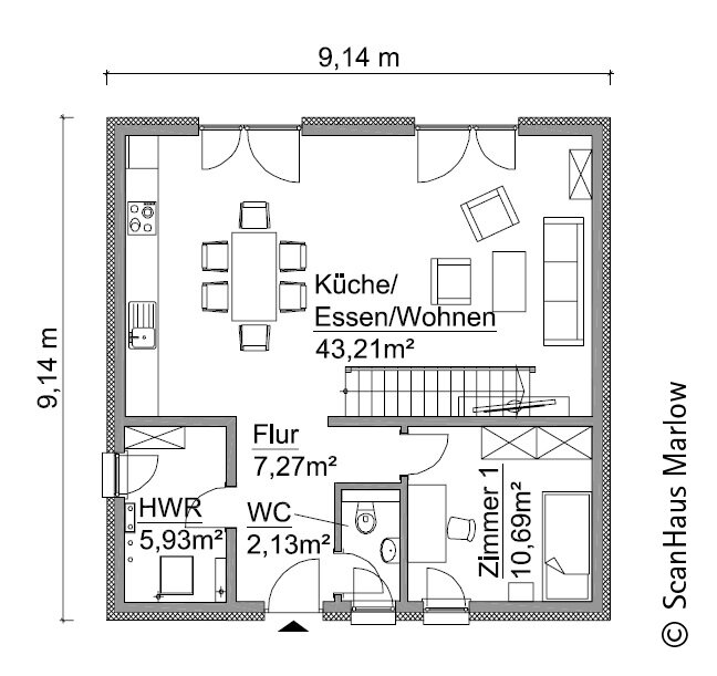 Einfamilienhaus zum Kauf 412.600 € 5 Zimmer 135 m²<br/>Wohnfläche 857 m²<br/>Grundstück Aschersleben Aschersleben 06449