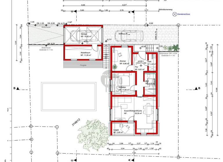 Einfamilienhaus zum Kauf - Erstbezug 599.000 € 3 Zimmer 136,8 m² 375 m² Grundstück Neubrunn 97277
