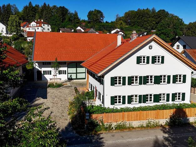 Doppelhaushälfte zur Miete 1.910 € 7 Zimmer 140 m² 160 m² Grundstück Hauptstraße 20 Leeder Fuchstal 86925