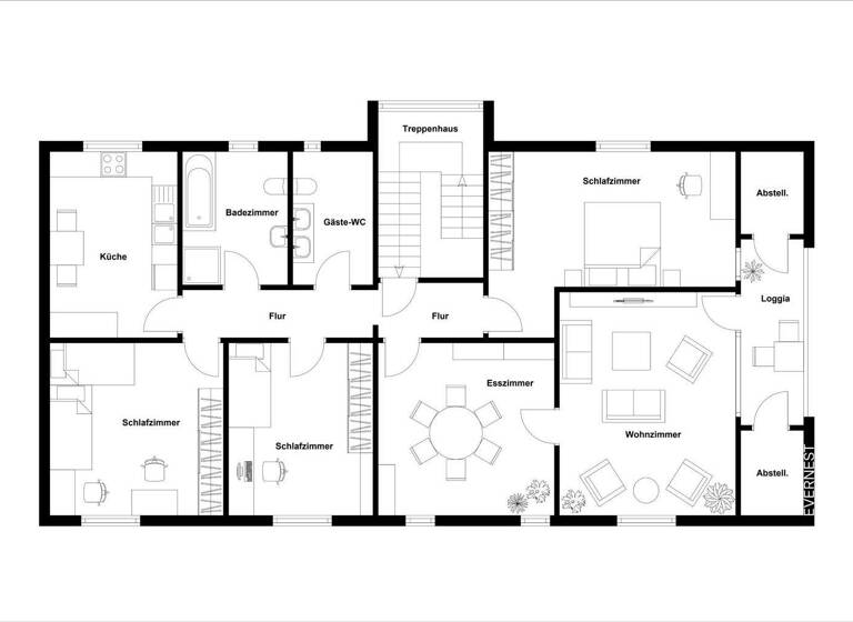 Wohnung zum Kauf 178.600 € 5 Zimmer 106,6 m² 2. Geschoss Obernbeck Löhne 32584