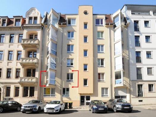 Wohnung zum Kauf provisionsfrei 2 Zimmer 53,6 m² 1. Geschoss frei ab 01.09.2026 Holbeinstraße 106 Striesen-West Dresden 01309