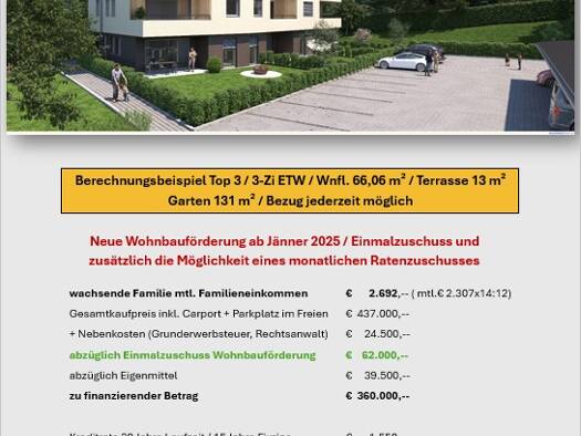 Wohnung zum Kauf provisionsfrei 404.000 € 3 Zimmer 66 m² EG Palfnerstraße 6 Bad Gastein 5640