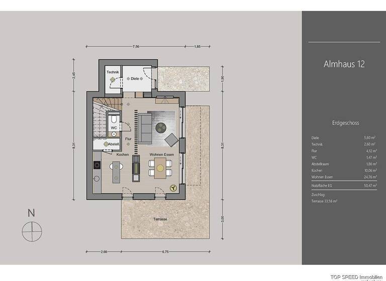 Haus zum Kauf - Erstbezug 1.250.684 € 2 Zimmer 92,2 m² 657 m² Grundstück Pichl 8973