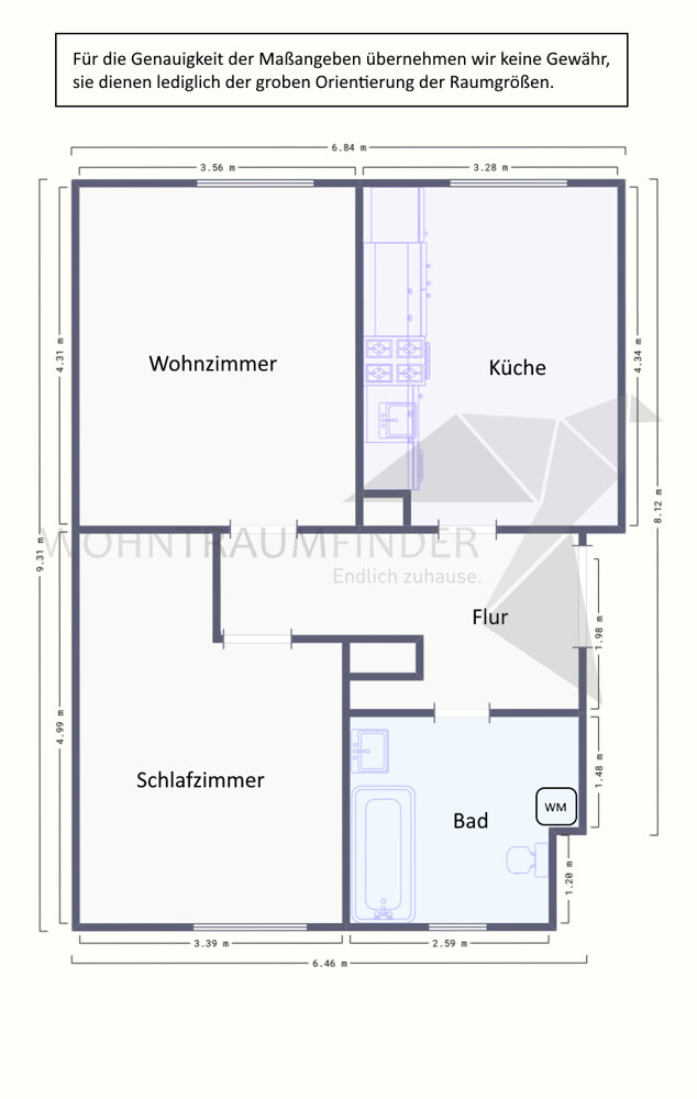 Wohnung zur Miete 305 € 2 Zimmer 52,7 m²<br/>Wohnfläche 2.<br/>Geschoss Otto-Planer-Straße 24 Ebersdorf 141 Chemnitz 09131