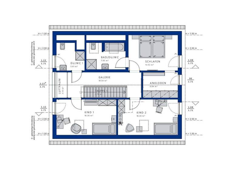 Einfamilienhaus zum Kauf 635.715 € 5 Zimmer 172 m² 528 m² Grundstück Buschhausen Engelskirchen 51766