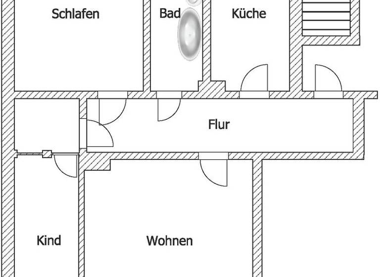 Wohnung zur Miete 296 € 3 Zimmer 74,1 m²<br/>Wohnfläche 3.<br/>Geschoss ab sofort<br/>Verfügbarkeit Dr.-Külz-Str. 11 Altriesa Riesa 01589
