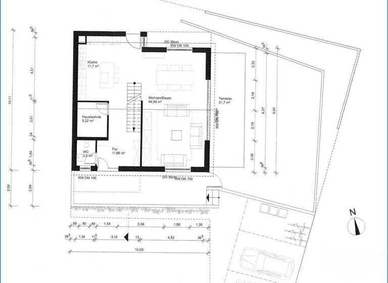 Doppelhaushälfte zum Kauf 795.000 € 8,5 Zimmer 220 m² 330 m² Grundstück Bietingen Gottmadingen / Bietingen 78244