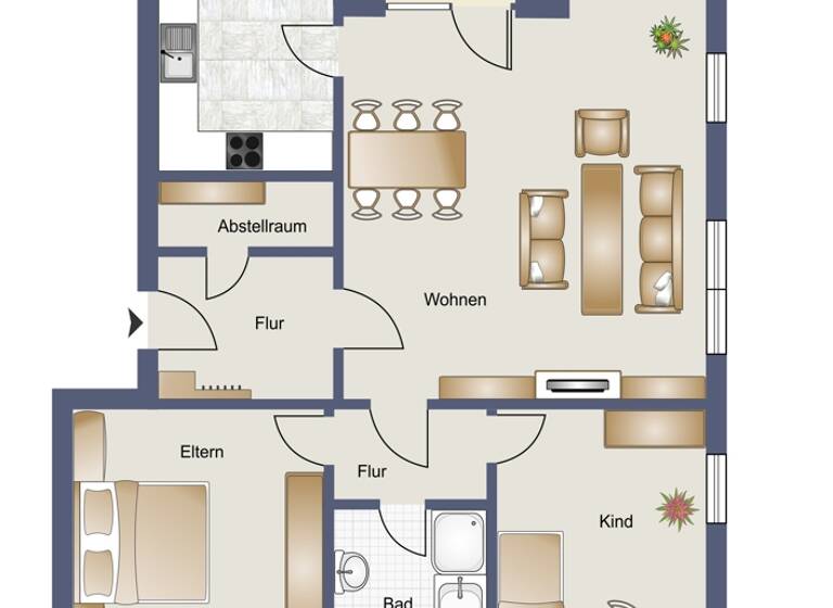 Wohnung zur Miete 725 € 3 Zimmer 87,6 m² Schmallenberg 57392