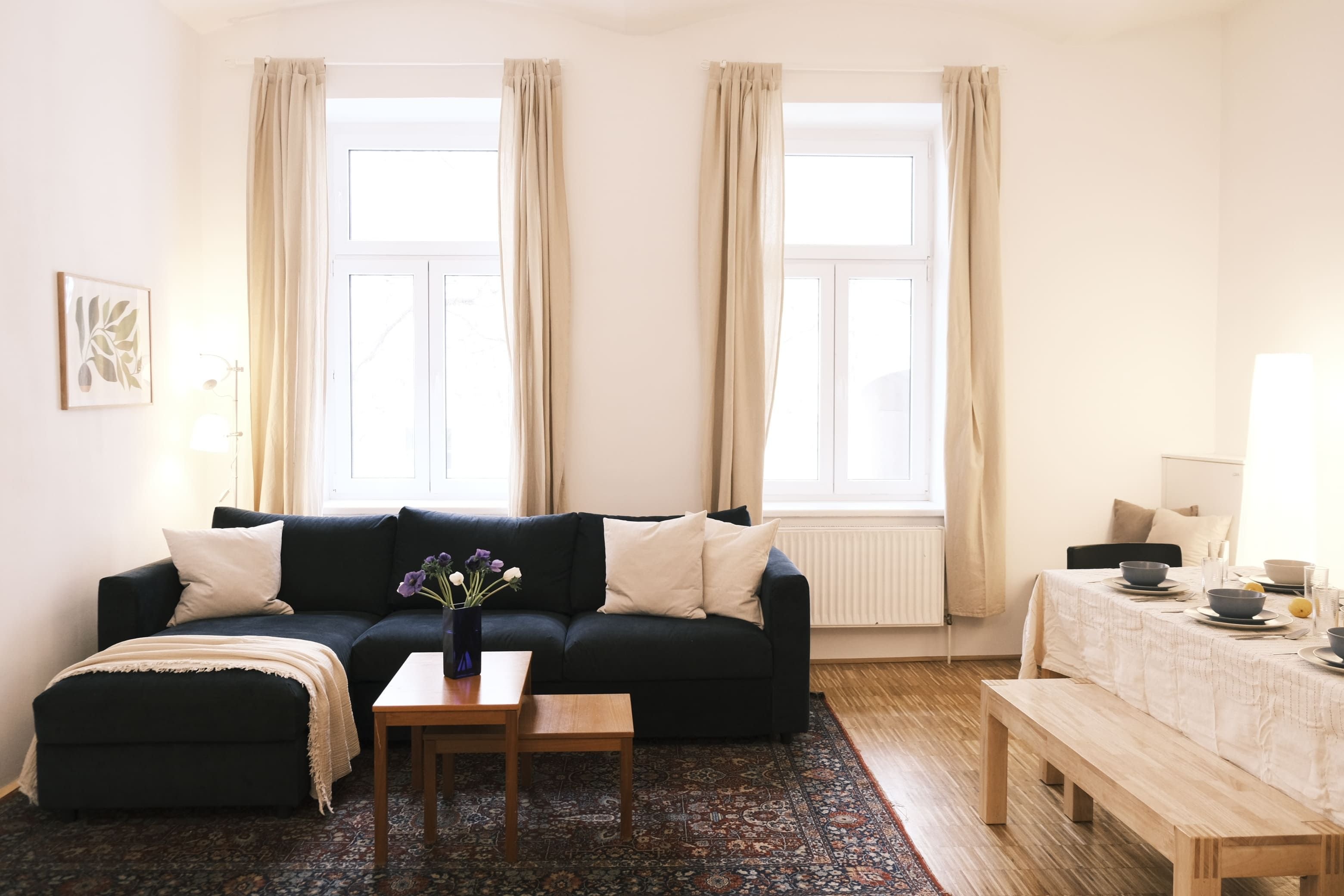 Wohnung zur Miete Wohnen auf Zeit 3.784 € 3 Zimmer 85 m²<br/>Wohnfläche 03.01.2025<br/>Verfügbarkeit Wien 1050