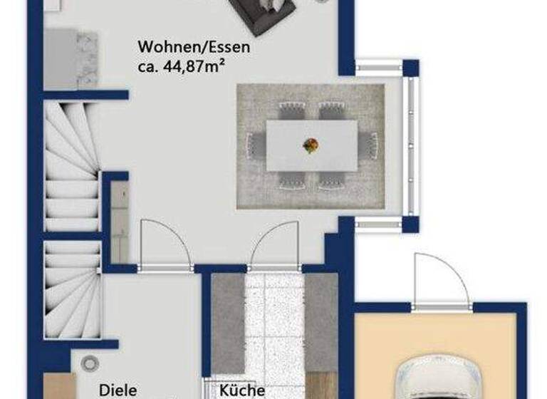 Doppelhaushälfte zum Kauf 1.340.000 € 4 Zimmer 140 m² 447 m² Grundstück Ottobrunn 85521
