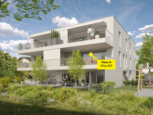 Terrassenwohnung zum Kauf - Erstbezug 716.000 € 3 Zimmer 81 m² Ankergasse 18a Hard 6971