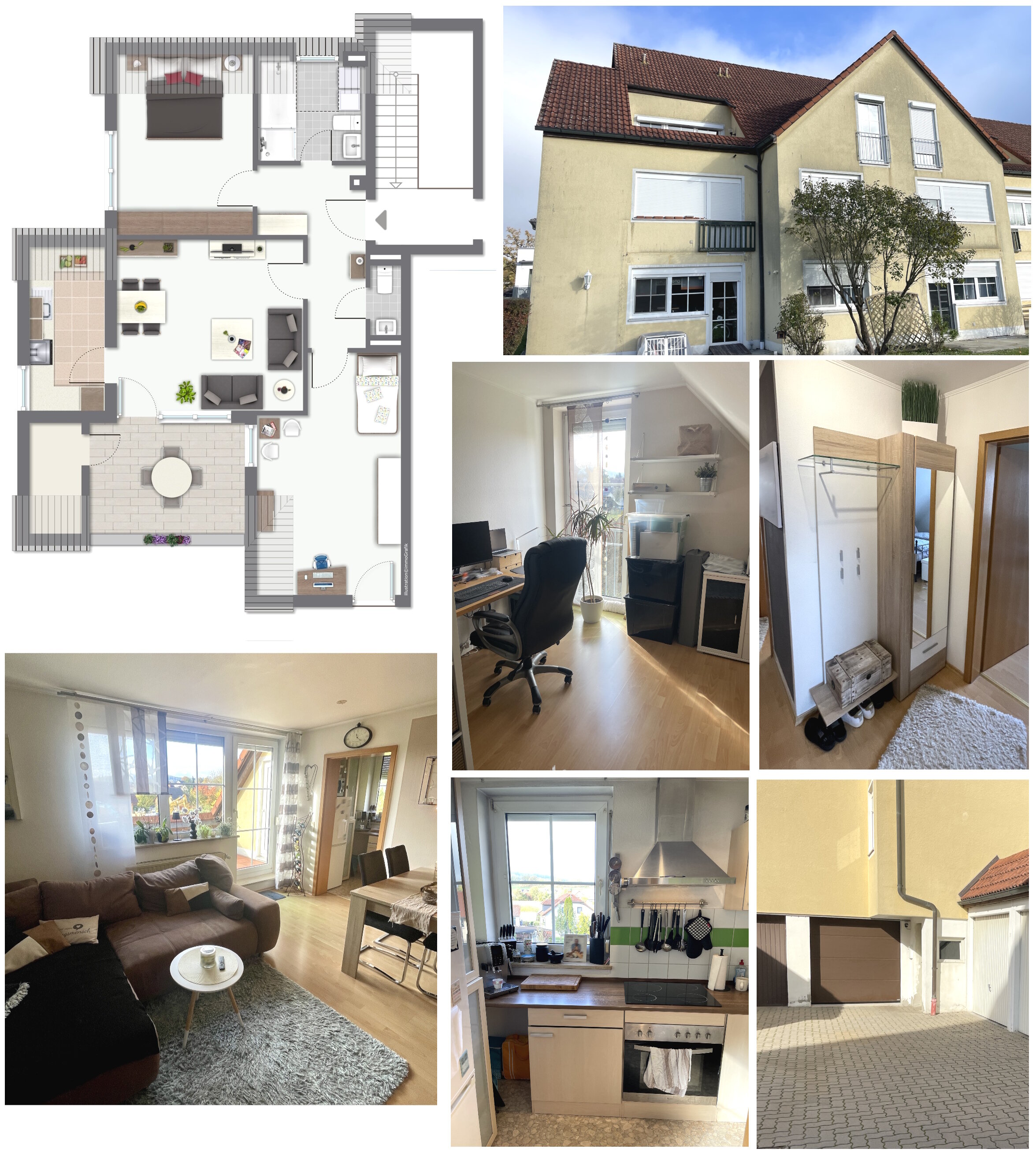 Wohnung zum Kauf 190.000 € 3 Zimmer 75,5 m²<br/>Wohnfläche 2.<br/>Geschoss 01.02.2025<br/>Verfügbarkeit Pettendorf Hummeltal 95503