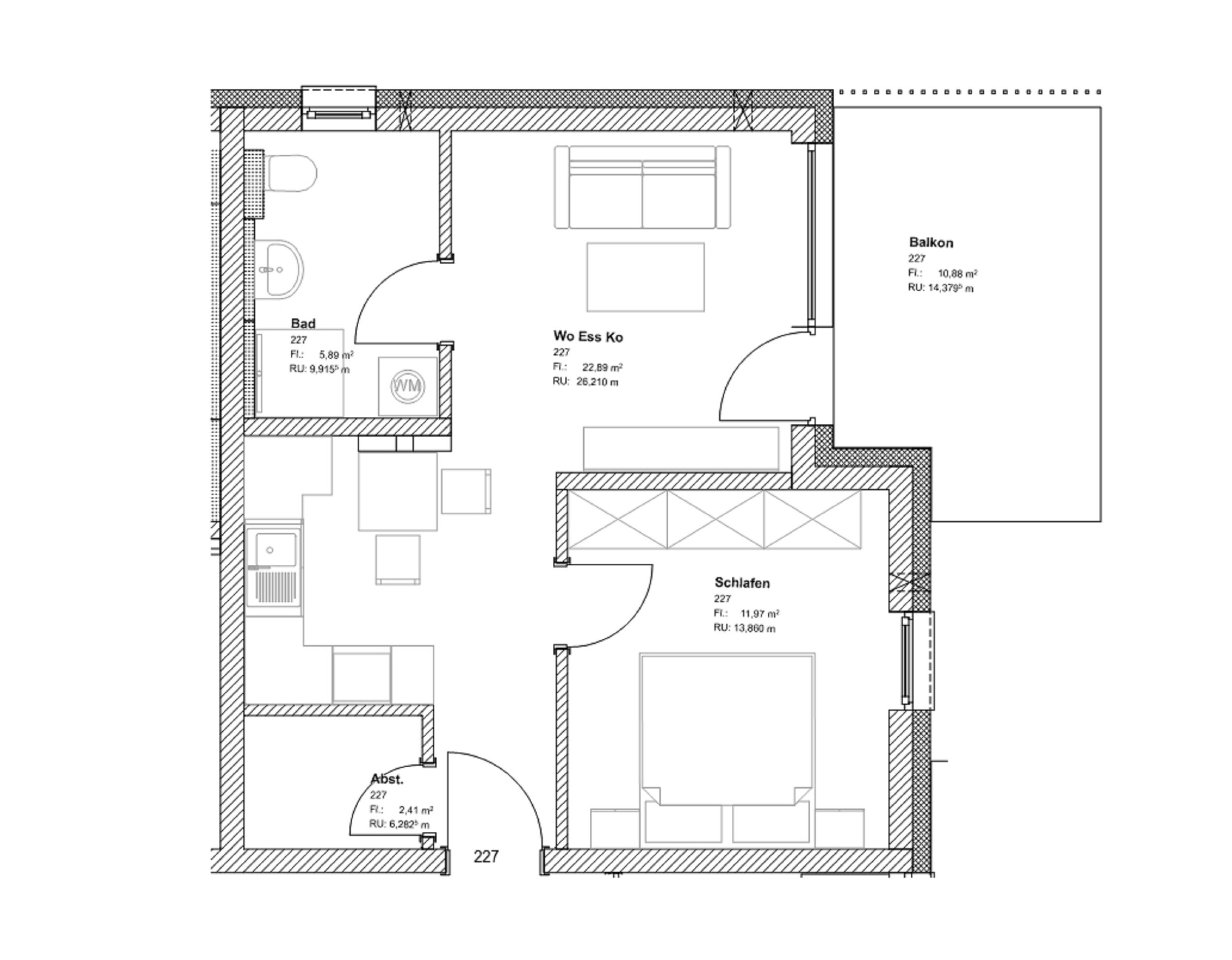 Wohnung zur Miete 580 € 2 Zimmer 48,7 m²<br/>Wohnfläche 2.<br/>Geschoss ab sofort<br/>Verfügbarkeit Zufuhrstr. 5 Gunzenhausen Gunzenhausen 91710