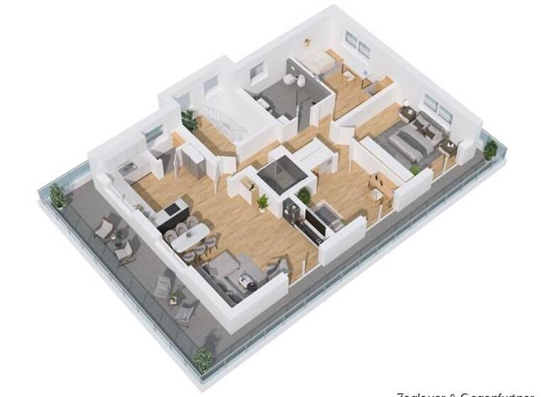 Penthouse zum Kauf - Erstbezug 549.000 € 4 Zimmer 122,8 m² Regen 94209