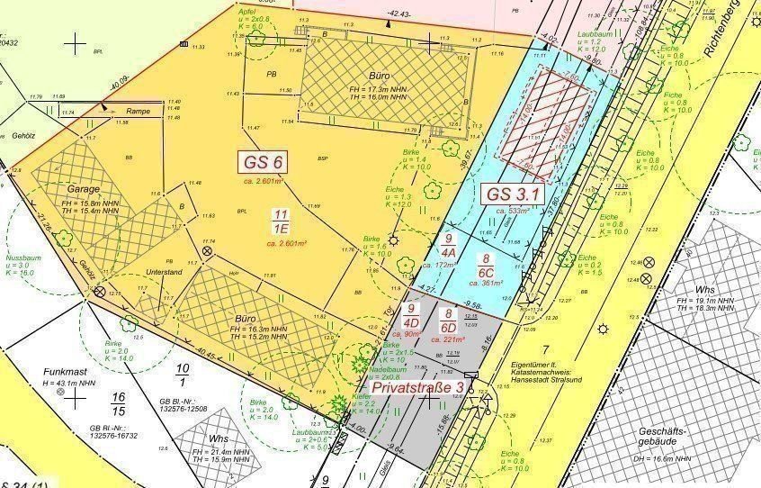 Grundstück zum Kauf provisionsfrei 101.115 € 749 m²<br/>Grundstück Triebseer Siedlung Stralsund 18437