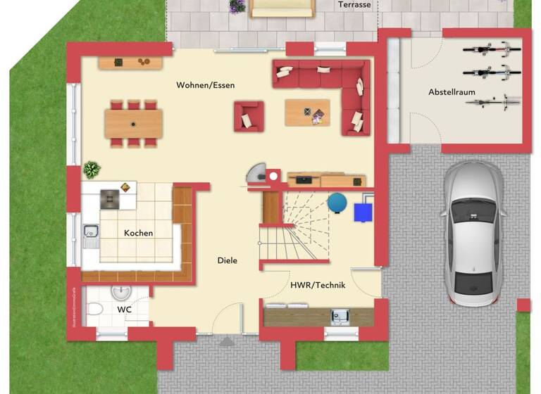 Einfamilienhaus zum Kauf 629.000 € 5 Zimmer 145 m² 505 m² Grundstück Groß Reken Reken 48734