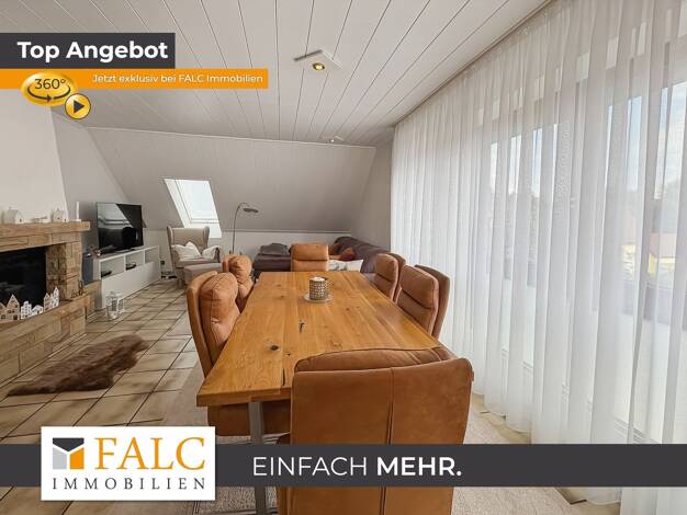 Wohnung zur Miete 635 € 3 Zimmer 97 m² Dachgeschoss Westerholt Herten 45701