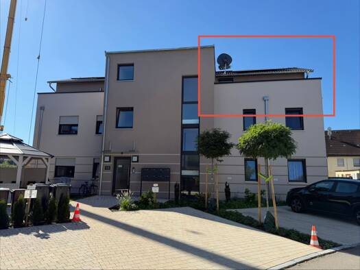 Wohnung zur Miete 870 € 2,5 Zimmer 52 m² Geschoss 2/2 frei ab sofort Unterkirchberg Illerkirchberg 89171