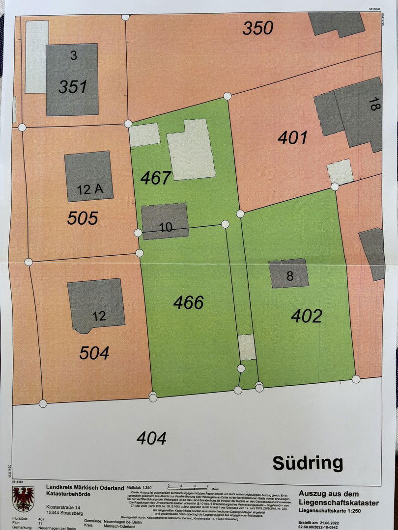 Grundstück zum Kauf provisionsfrei 222.000 € 525 m²<br/>Grundstück Neuenhagen 15366