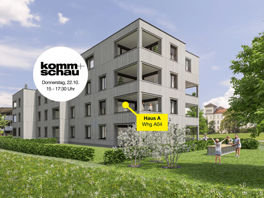 Wohnung zum Kauf - Erstbezug 544.000 € 3 Zimmer 72,4 m² 1. Geschoss Pappelweg Lochau 6911