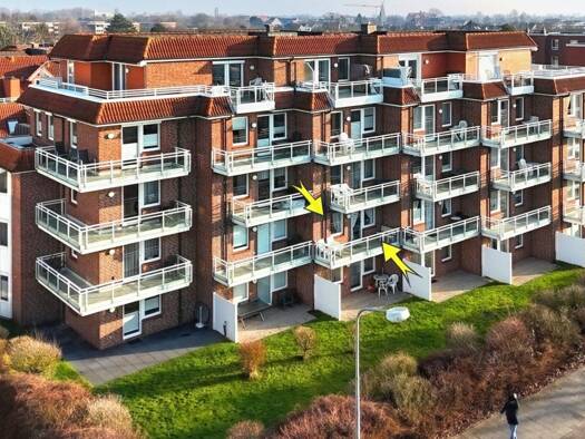 Wohnung zum Kauf 239.000 € 2 Zimmer 43 m² frei ab sofort Strandhausallee 22 Döse Cuxhaven 27476