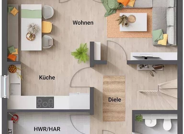 Einfamilienhaus zum Kauf - Erstbezug 294.020 € 3 Zimmer 103 m² 599 m² Grundstück Aseleben Seegebiet Mansfelder Land 06317