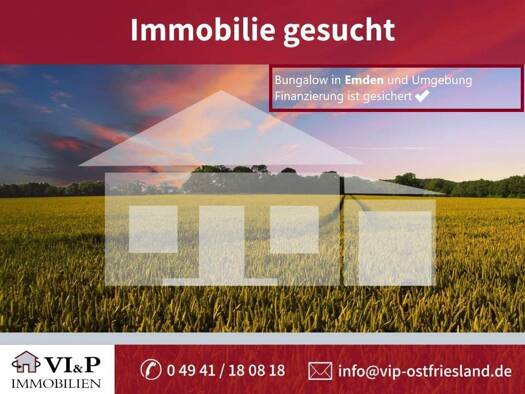 Bungalow zum Kauf 3 Zimmer 100 m² 500 m² Grundstück Stadtzentrum Emden 26721