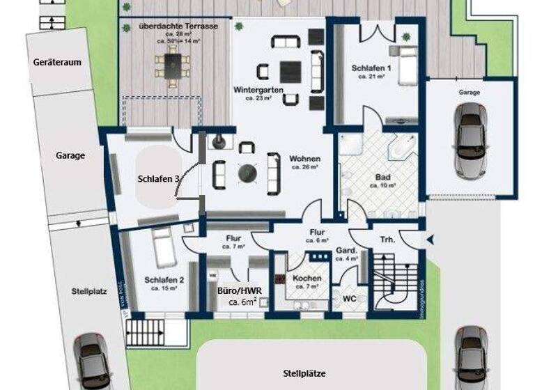 Wohnung zur Miete 1.600 € 5 Zimmer 180 m² Zentrum Iserlohn 58636