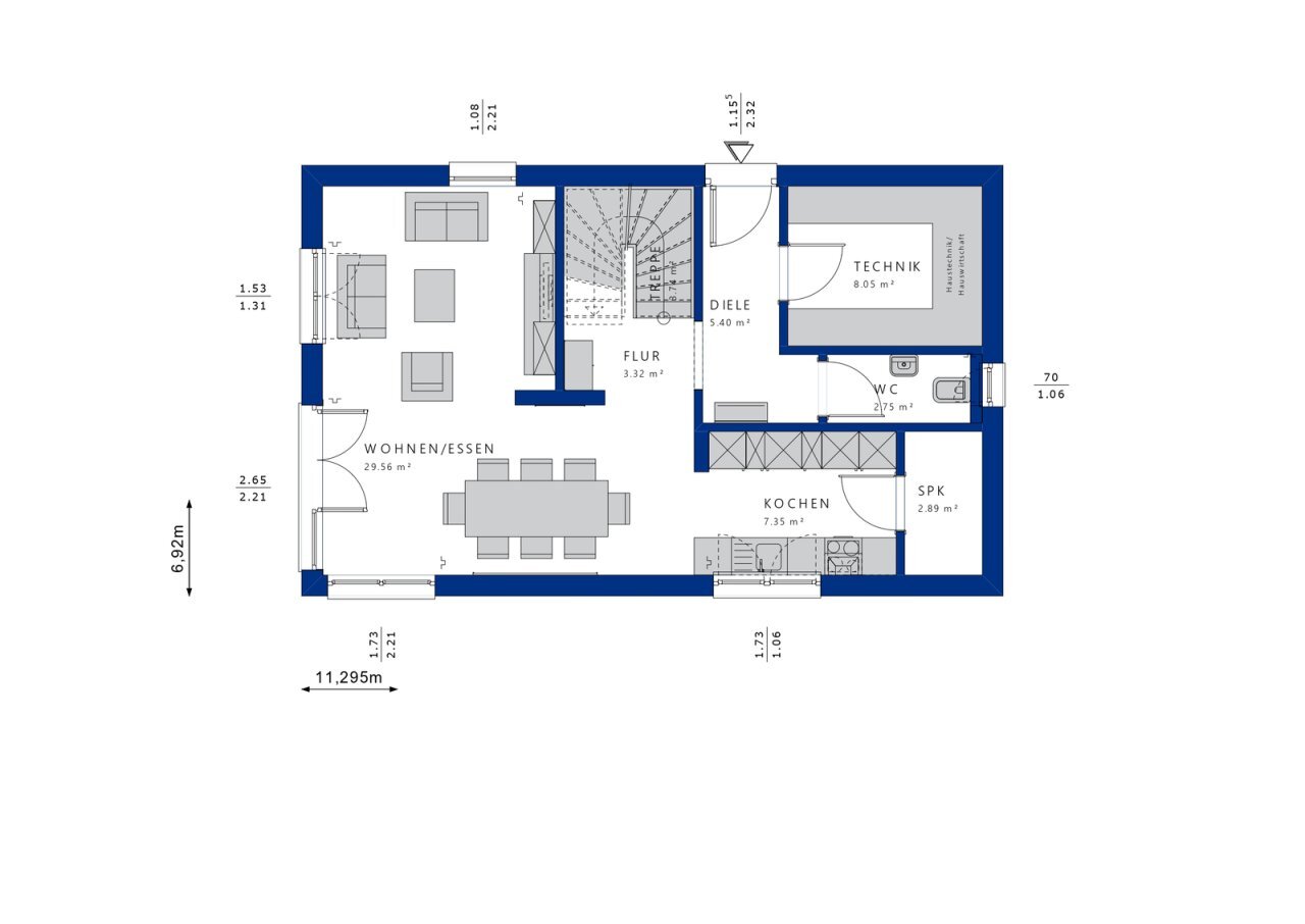 Haus zum Kauf 649.715 € 7 Zimmer 161 m²<br/>Wohnfläche 558 m²<br/>Grundstück Statistischer Bezirk 62 Hamm 59085