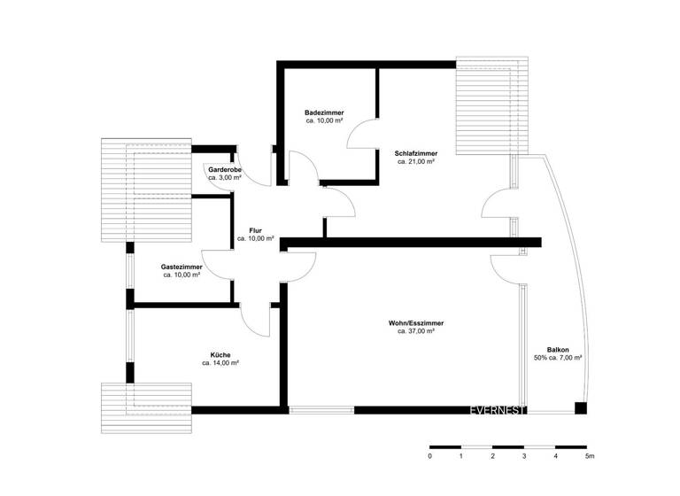 Wohnung zum Kauf 359.000 € 3 Zimmer 110 m² 2. Geschoss Horrem Kerpen 50169