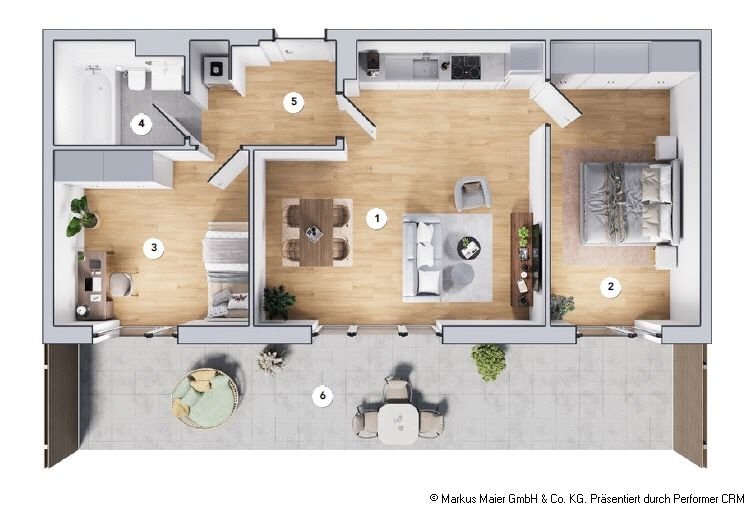 Wohnung zum Kauf 531.000 € 3 Zimmer 81,7 m²<br/>Wohnfläche 15.12.2025<br/>Verfügbarkeit Isen Isen 84424