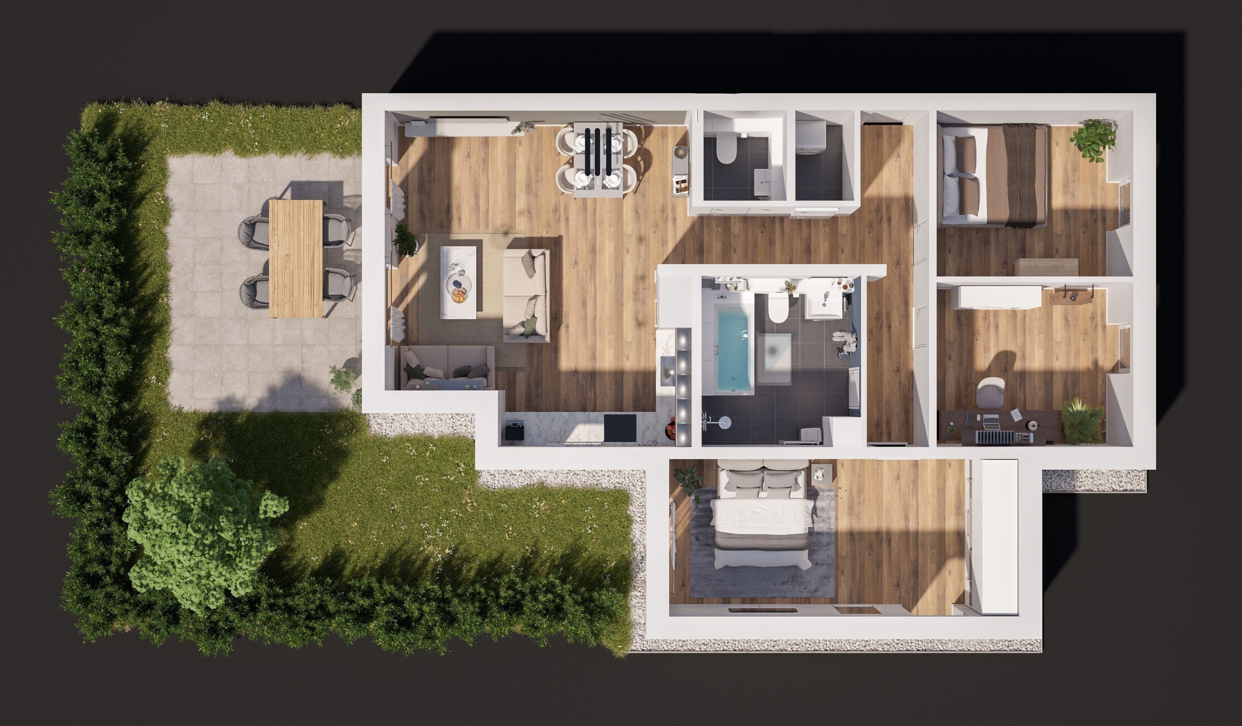 Terrassenwohnung zum Kauf provisionsfrei 689.950 € 4 Zimmer 100 m²<br/>Wohnfläche EG<br/>Geschoss Am Sailersberg Röthenbach Röthenbach an der Pegnitz 90552