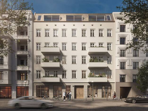 Penthouse zum Kauf - Erstbezug 2.199.800 € 5 Zimmer 190,8 m² 4. Geschoss Pestalozzistraße 98 Charlottenburg Berlin 10625