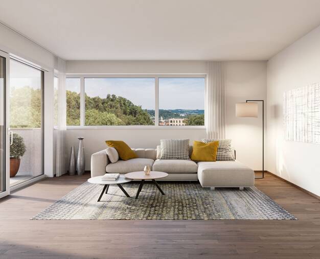Wohnung zur Miete - Neubau 1.050 € 2 Zimmer 59,2 m² 1. Geschoss frei ab 01.07.2025 Oststadt Ravensburg 88212