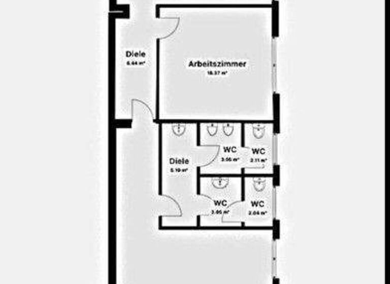 Bürofläche zur Miete provisionsfrei 784 € 196 m² Bürofläche Berliner Straße 191 Diemitz Halle (Saale) 06116
