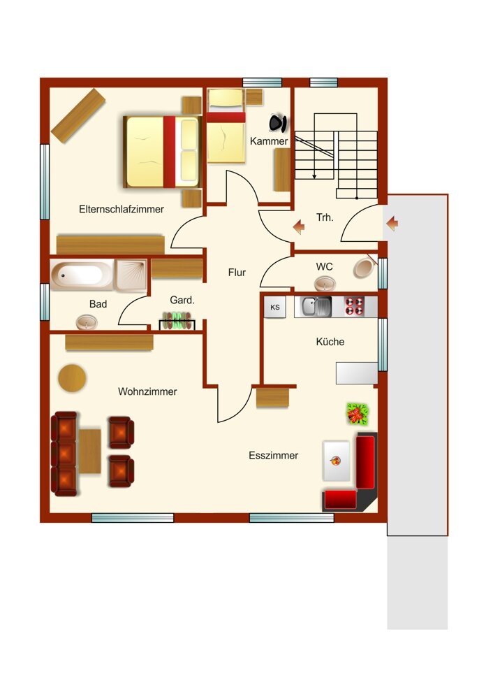 Mehrfamilienhaus zum Kauf 289.000 € 7 Zimmer 156 m²<br/>Wohnfläche 984 m²<br/>Grundstück Eilhausen Lübbecke / Eilhausen 32312