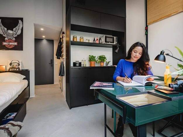 Studio zur Miete 960 € 1 Zimmer 18 m² frei ab sofort Warschauer Straße 6 Friedrichshain Berlin 10243