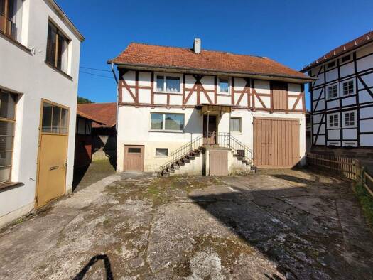 Einfamilienhaus zum Kauf 55.000 € 4 Zimmer 120 m² 602 m² Grundstück Ringstraße 9 Aua Neuenstein 36286