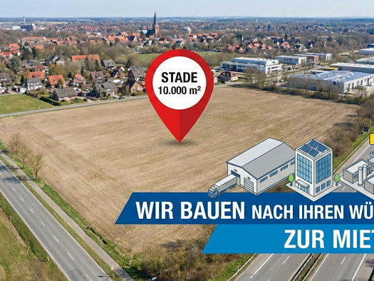 Halle/Industriefläche zur Miete teilbar ab 2.500 m² Stade 21680