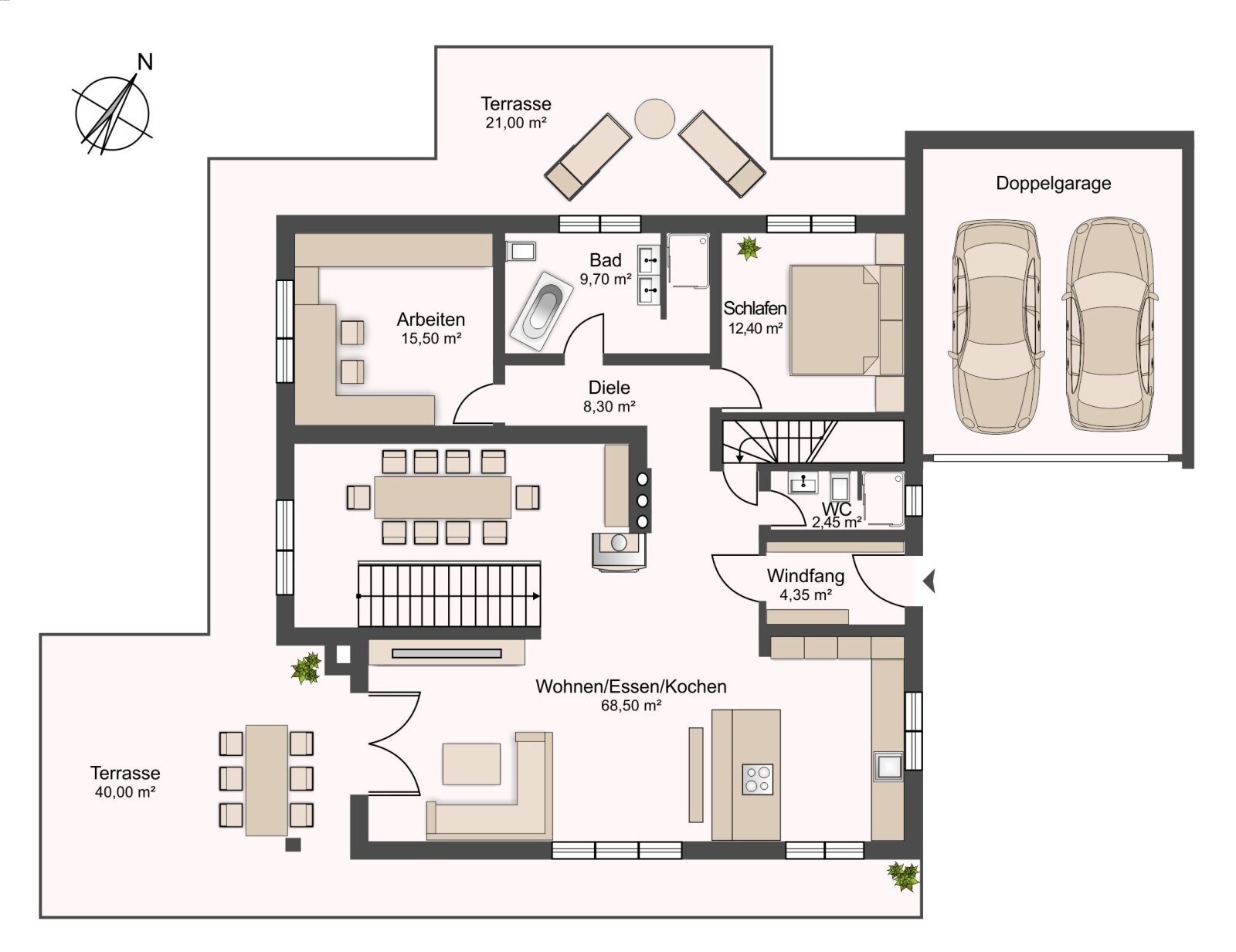 Einfamilienhaus zum Kauf 699.800 € 5 Zimmer 175 m²<br/>Wohnfläche 982 m²<br/>Grundstück Altfraunhofen Altfraunhofen 84169