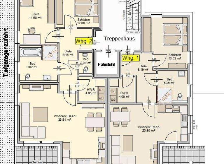 Wohnung zur Miete - Erstbezug 1.200 € 3 Zimmer 82 m² frei ab 01.07.2026 Innenstadt Herford 32052