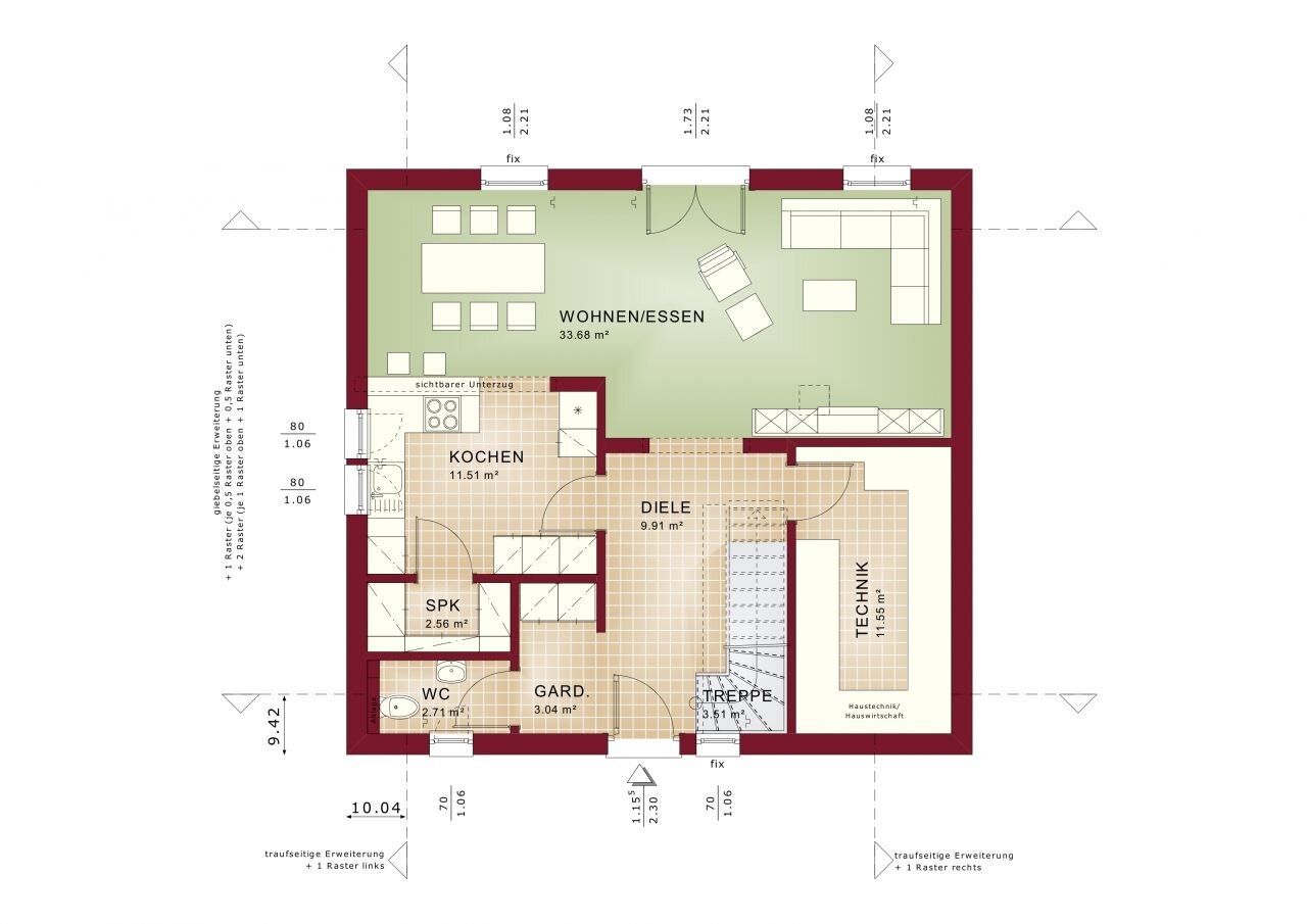 Einfamilienhaus zum Kauf provisionsfrei 449.640 € 4 Zimmer 155,1 m²<br/>Wohnfläche 750 m²<br/>Grundstück Fohren-Linden 55777